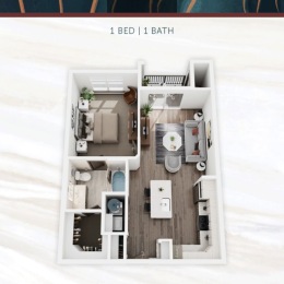 an apartment floorplan