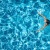 person swimming in a pool