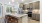 Kitchen with stainless steel appliances